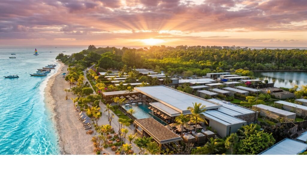 resort mewah eksklusif gili meno 